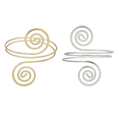 Minimalistische einfache Oberarm Manschetten Armbänder für Damen