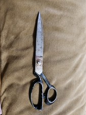 Vintage Black Handled Upholstery Scissors-- F...