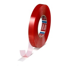 tesa 4965 Original Double-Sided PET Film Tape, Transparent, 1 in x 36 yd, 1 R...