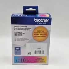 Brother Ink Cartridges LC101CL Magenta Cyan And Yellow 3 Color Ink Cartridges