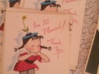 Vintage Assorted Designs Thank You Cards/Post Cards — photo 2