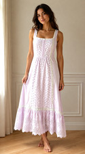 Love shack fancy Alwyn dress, size 8