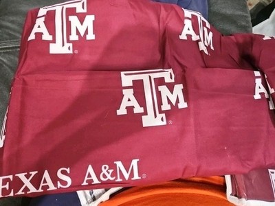 Set of 2 ~College Covers Brand~ Texas A&M, NCAA  Pillowcases ~ Standard   