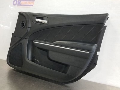 21 2021 DODGE CHARGER R/T FRONT DOOR TRIM PANEL BLACK CLOTH RIGHT