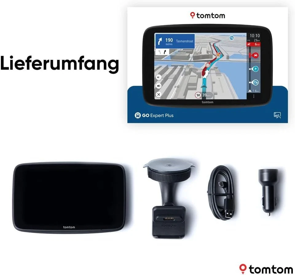 TomTom LKW Navi GO Expert Plus 7 Zoll HD-Bildschirm, TomTom Traffic, Weltkarten - Bild 2 von 4