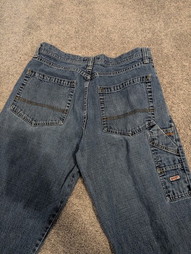 BKE 67 Jeans Men’s 32X30 Walker Bootcut Blue Denim Buckle Jeans - Picture 3 of 14