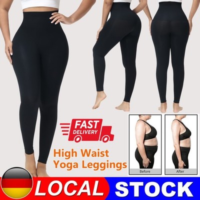 Damen Leggings Slimming Anti-Cellulite-Kompressionswirkung Hochtaillierte Yoga