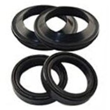 Front Fork Shock Oil Seal and Dust Seal Set Compatible with Oil Dust Seal Set