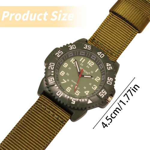 Reloj Hombre Exterior Cuarzo con Correa de Nylon Tejido y Fecha - Reloj Deportivo - Imagen 4 de 6