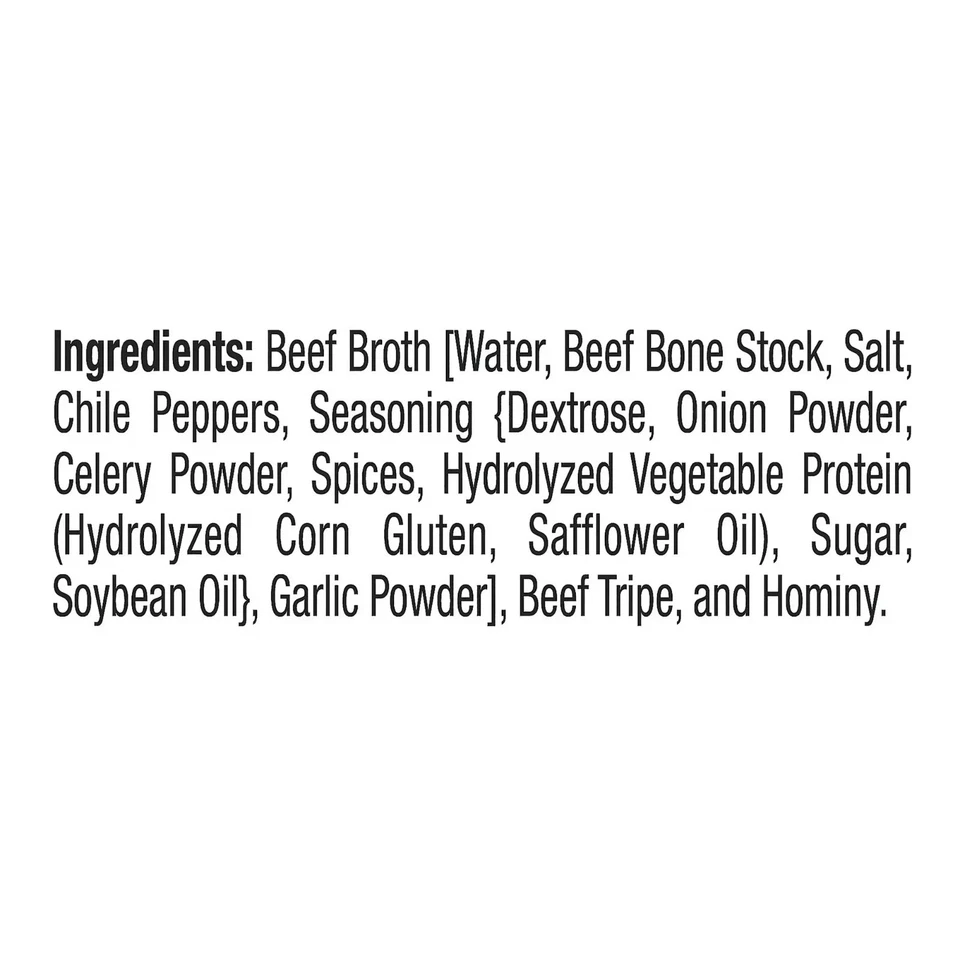 Sopa Menudo Original Juanita’s Foods Listo para Servir, Lata 25 OZ Foto 4 de 4