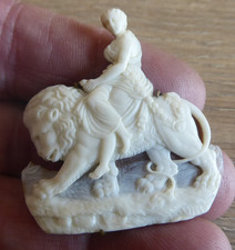 RARE ANTIQUE CARVED CAMEO SHELL PLAQUE