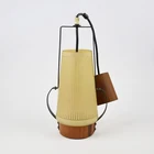 Vintage Ceiling Light - Old Lamp - Light - Ceiling Lamp - Metal & Teak Wood
