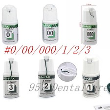 Dental Gingival Retraction Cord Packing Thread Line Short Knitted 000/00/0/1/2/3