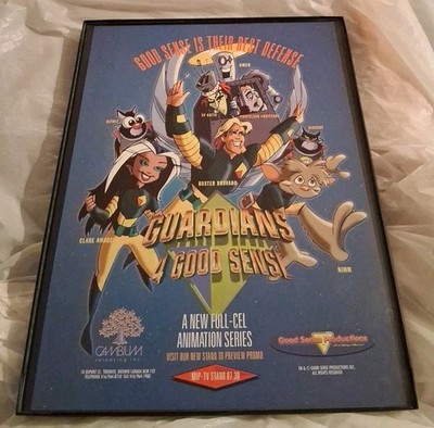 Guardians 4 Good Sense Framed Print Ad 1997 8.5x11 
