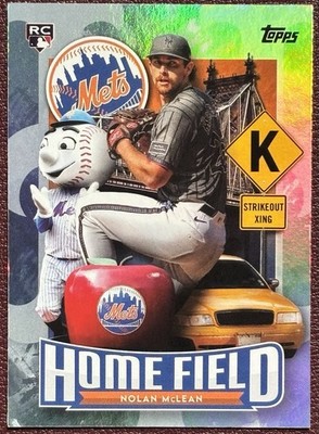Nolan McLean 2026 Topps Series 1 Home Field Advantage Rookie RC NY Mets