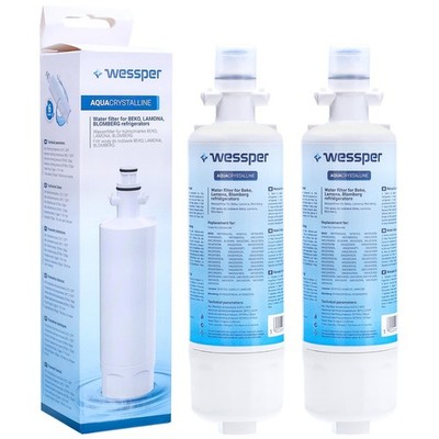 2x Kühlschrank Filter für Beko 4874960100 4394650100 Blomberg IWD1004ET KFD9952P