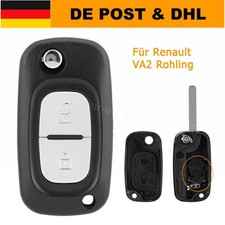 2 Tasten Klapp Schlüssel Gehäuse für Renault Clio Kangoo Twingo Mercedes Citan 2 Tasten Klapp Schlüssel Gehäuse für Renault Clio Kangoo Twingo Mercedes Citan