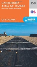 Canterbury & Isle of Thanet Map | Herne Bay, Deal & Whitstable | Ordnance Surve