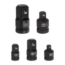 5pcs Impact Socket Adapter Set 1/4" 3/8" 1/2" Cr-V Steel