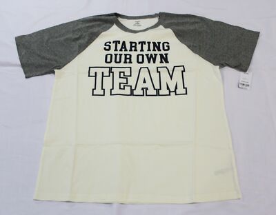 Carter's Men's Starting Our Own Team Graphic T-Shirt MB2 White Large NWT