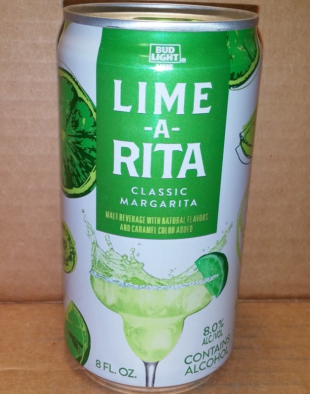 Bud Light LIME-A-RITA Margarita 8oz malt beverage #666130 Anheuser-Busch EMPTY
