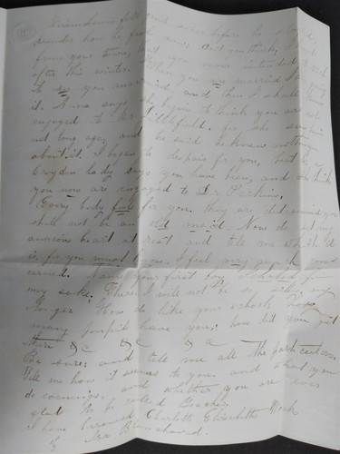 Nuevo Hampshire: East Plainfield 1852 cubierta sin sello, carta, Sra, DPO Sullivan Co - Imagen 6 de 7