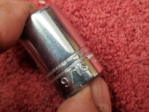 Williams Tools USA 9/16" Shallow Socket 12 Pt. 3/8" Dr. B-1218, New Old Stock - Picture 2 of 5