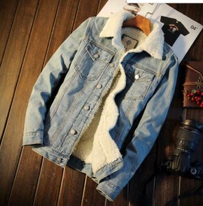 warm denim jacket
