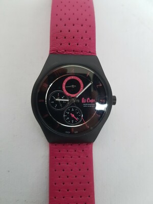 Damenuhr Lee Cooper mit Lederarmband LC-15L-E DERBY NEU!!!