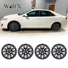Set Of 4 16 Matte Black Wheel Covers For 2012 2013 2014 Toyota Camry Hub Caps Set Of 4 16 Matte Black Wheel Covers For 2012 2013 2014 Toyota Camry Hub Caps