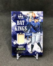 2018 Diamond Kings George Springer /15 “BAT KINGS” GAME USED BAT RELIC SSP BK-GE