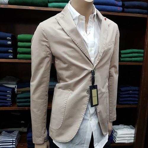 BERNESE Made in Italy GIACCA UOMO cotone colore SABBIA 149-10% 134 | eBay