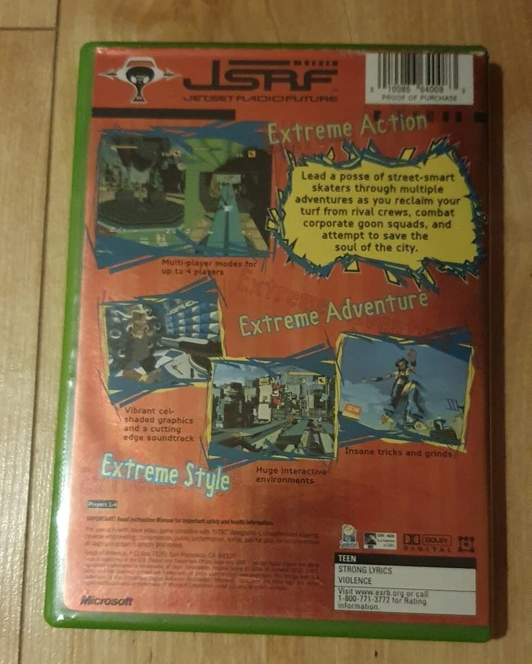 Xbox Original | JSRF Jet Set Radio Future  - Image 4 of 4