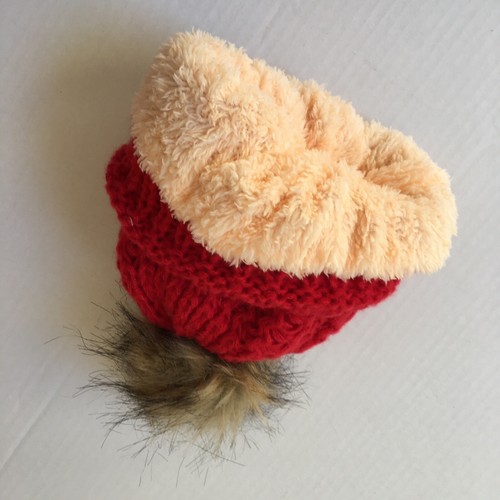 Set Of 3 Toddler Beanie Hat , Scarf , Gloves , Red E2-165 - Picture 6 of 12