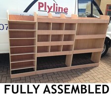 Renault Master Van Shelving Racking MWB L2 Plywood System Case Storage Unit