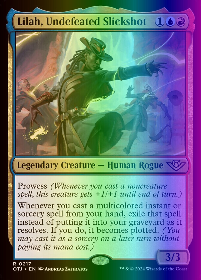 MTG Lilah, Undefeated Slickshot (217/441) Outlaws of Thunder