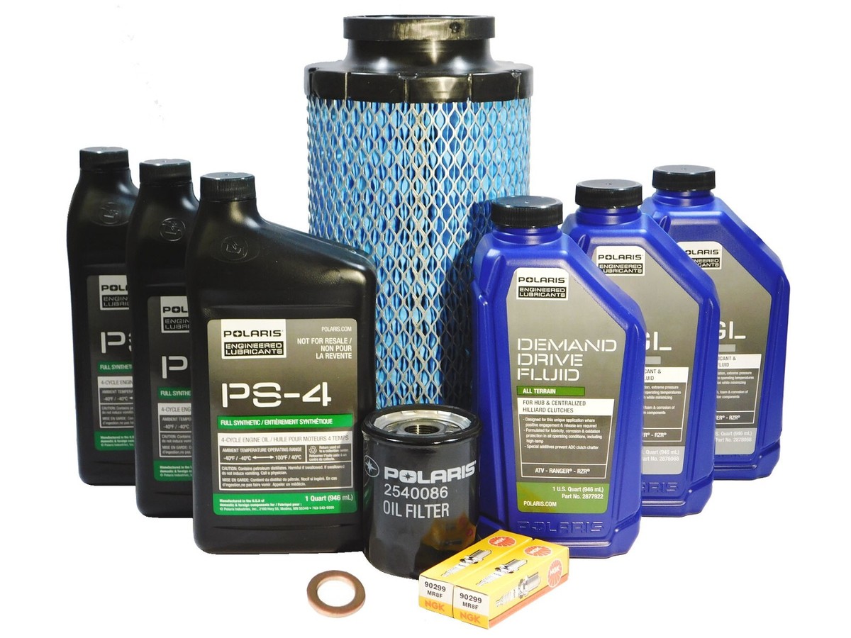 ｍ 2016 Polaris RZR XP 4 Turbo OEM Full Synthetic Oil Change Kit