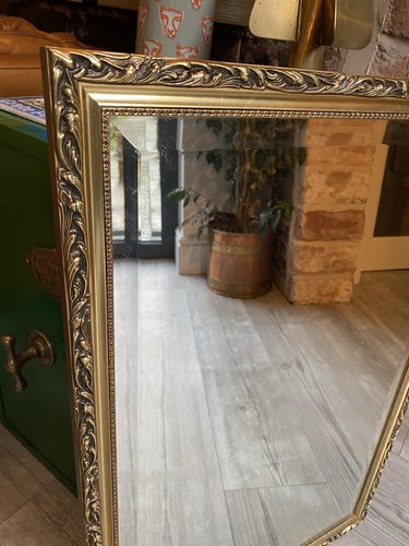 Vintage ~ Pilkington ~ Wooden Ornate Gold Gilt Frame Mirror 72 X 50cm - Picture 3 of 7