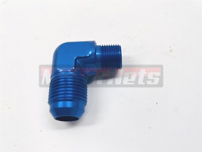 RaceFlux Low-Profile 90-degree -10AN Male Flare To -10AN Male O-ring - Foto 5