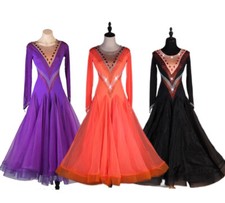 2026 Waltz Ballroom Modern/ Tap/ Jazz/tango competition Flamenco Dance Dress 238