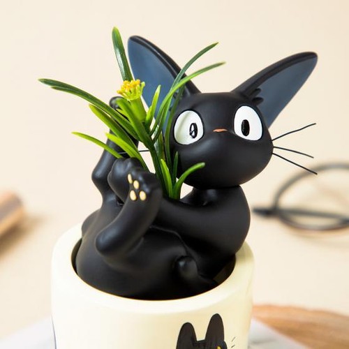 Studio Ghibli Kiki's Delivery Service Jiji singleflower vase Kawaii