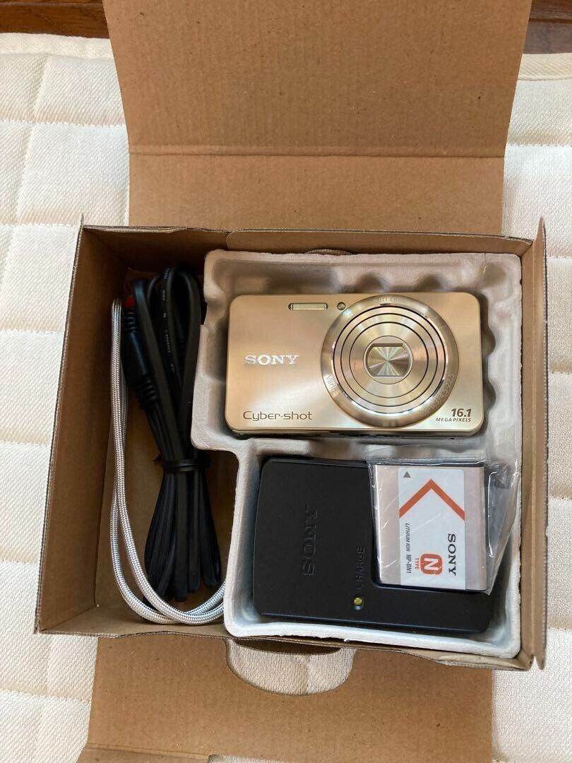 Sony Cyber Shot DSC-W570 Gold 16.1MP Digital Camera Japanese Sony Cyber Shot DSC-W570 Gold 16.1MP Digital Camera Japanese