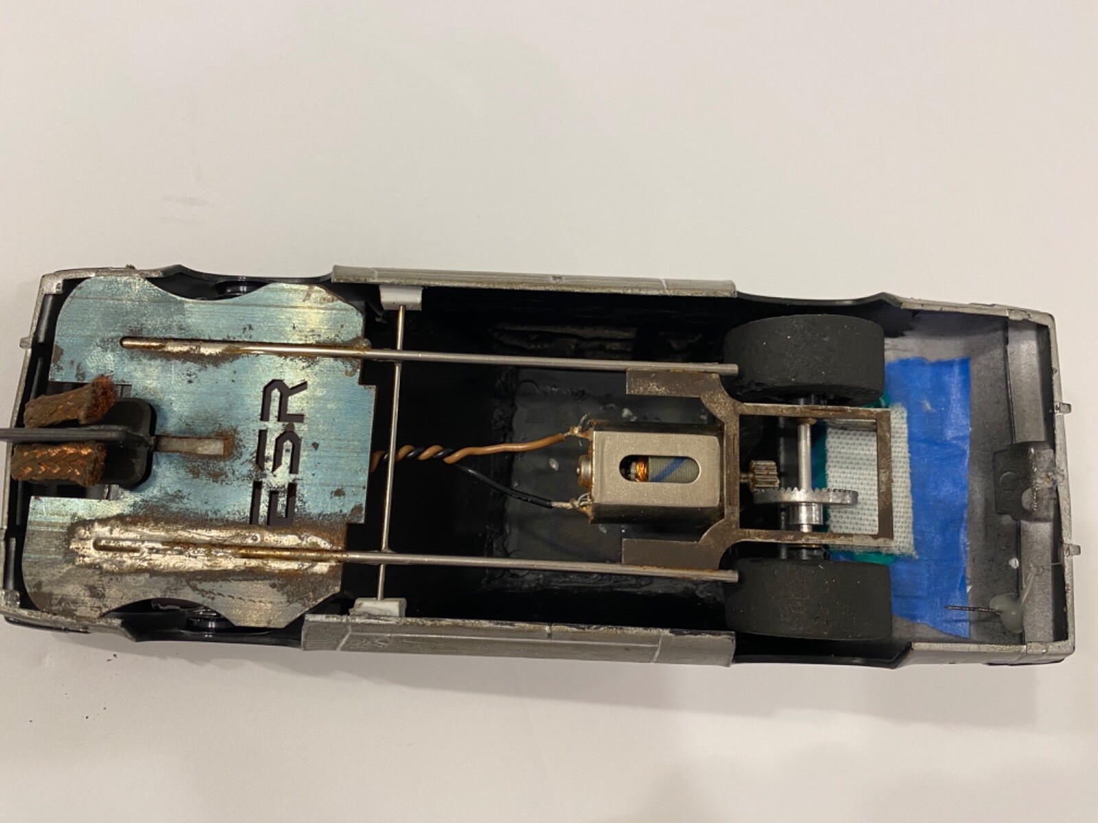 ESR Chassis Drag Slot Car No Bar Dragster Hardbody eBay