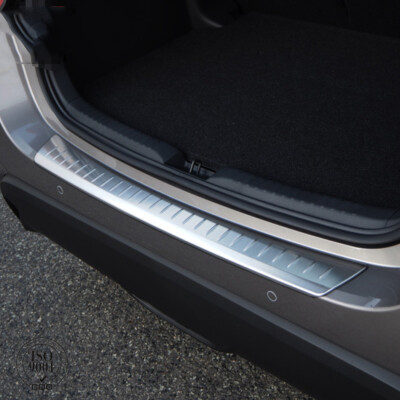 Rear Door Plate Scuff Bumper Cover Trim Protector Fits For Mazda 2