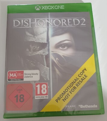 [XBOX ONE] NEU* DISHONORED 2   PROMOTIONAL COPY   FACTORY SEALED   OVP   GER/USK