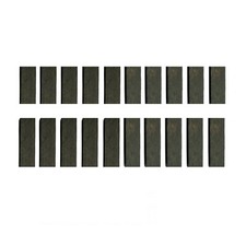 10 Sets Violin String Nut Saddle Natural Ebony Wood Material Good Quality