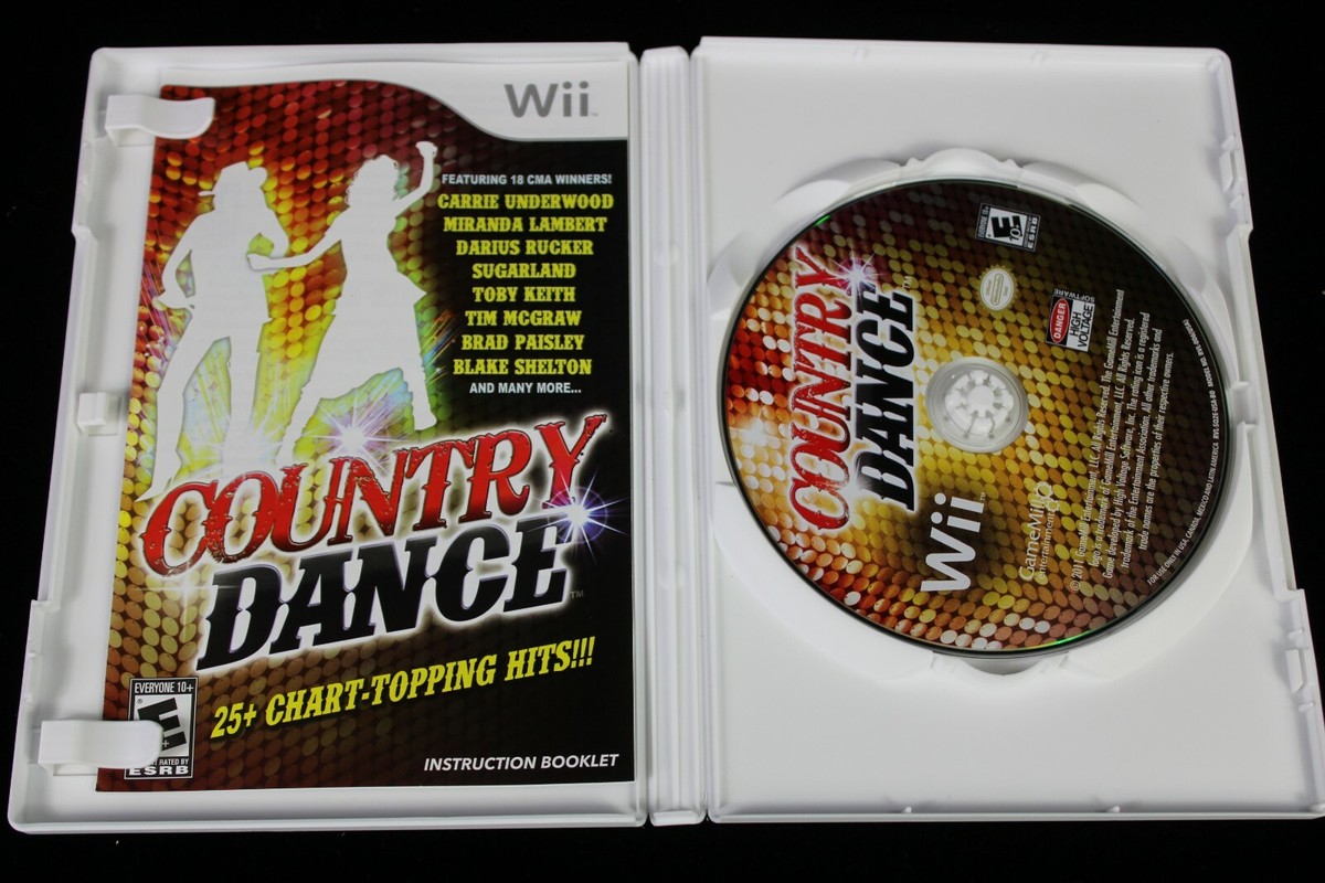 Country Dance Nintendo Wii Game Complete With Manual Tested