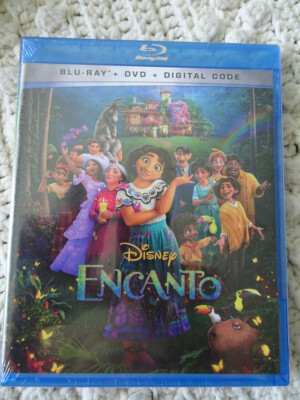 Disney ENCANTO Blu-ray + DVD + Digital NEW