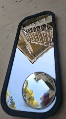 SINGLE FORD FORD TRUCK  WEST COAST LARGE TOW MIRROR OEM  16" X 7"