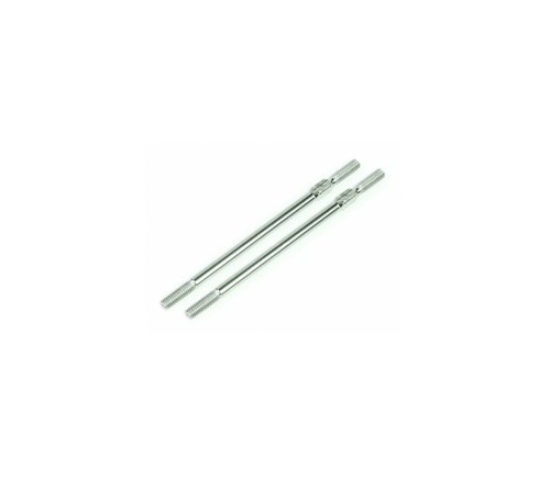 3Racing 64 Titanium 3mm Turnbuckle - 62mm (2 Pcs) - 3Racing 3RAC-TR362
